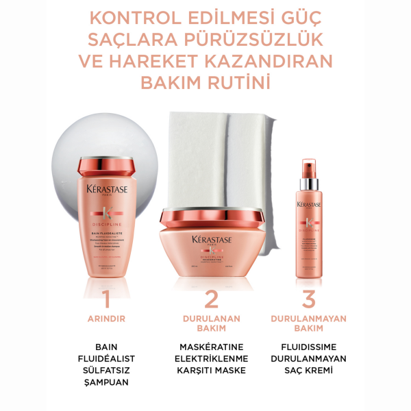 Kerastase Discipline Elektriklenme Önleyici Saç Maskesi - Maskeratine 200ml