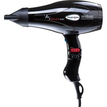 Ventoso V5 Silex5000 Siyah 2500W 63dB Kuaför Fön Makinesi