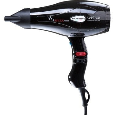 Ventoso V5 Silex5000 Siyah 2500W 63dB Kuaför Fön Makinesi