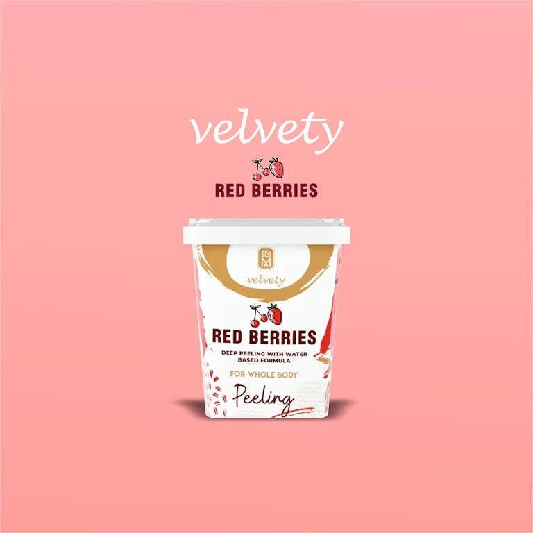 IDM Velvety Kırmızı Meyveler Ve Su Bazlı Formüllü Vücut Peelingi 400ml