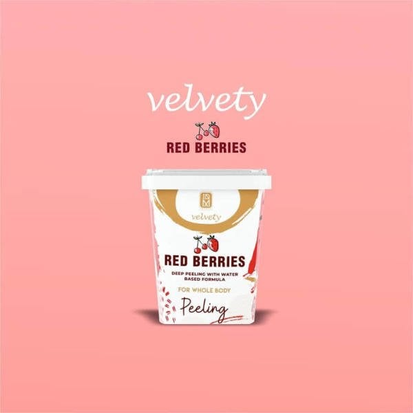 IDM Velvety Kırmızı Meyveler Ve Su Bazlı Formüllü Vücut Peelingi 400ml
