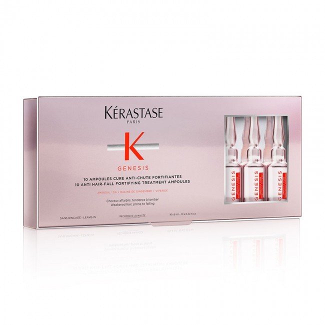 Kırılarak ve Koparak Dökülen Saçlar İçin Güçlendirici Tedavi Ampulleri - Ampoules Cure Anti-Chute Fortifiantes 10*6ml