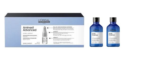 L'oreal Professionnel Aminexil Advenced 42'lik serum + Sensi Balance Şampuan 2*300 ml