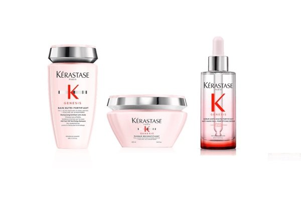 Kerastase Genesis Kırılarak ve Koparak Dökülen Saçlar İçin Güçlendirici Şampuan 250ml  + Kırılarak ve Koparak Dökülen Saçlar İçin Güçlendirici Maske 200ml + Kırılarak ve Koparak Dökülen Saçlar İçin Güçlendiren Serum 90ml