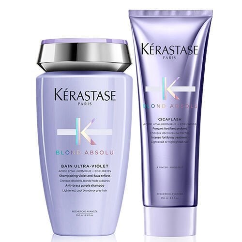 Kerastase Blond Absolu Sarı saçlar için soğuk yansıma veren şampuan 250ml+krem 200 ml