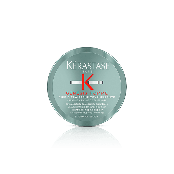 KERASTASE Genesis Homme Erkeklere Özel İnce Telli Zayıf Saçlar İçin Anında Kalınlaştırıcı Mat Kil Wax - Cire d'Epaisseur Texturisante 75 ml