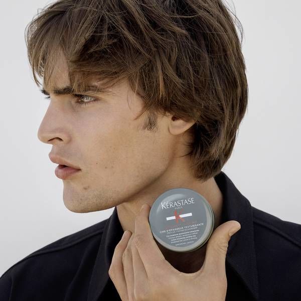 KERASTASE Genesis Homme Erkeklere Özel İnce Telli Zayıf Saçlar İçin Anında Kalınlaştırıcı Mat Kil Wax - Cire d'Epaisseur Texturisante 75 ml