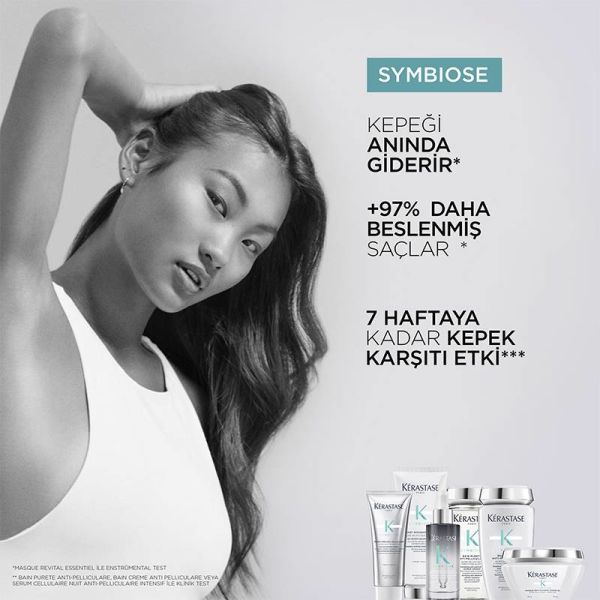 Kerastase Symbiose Kepek Önleyici Nemlendirici Hücresel Şampuan 250 ml - Bain Crème Anti-Pelliculaire