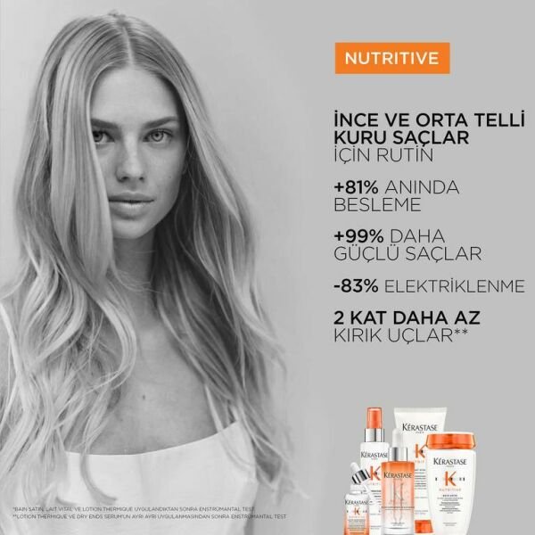 Kerastase Nutritive Lotion Thermique 150 ml Kolay Tarama Sağlayan Termik Saç Losyonu