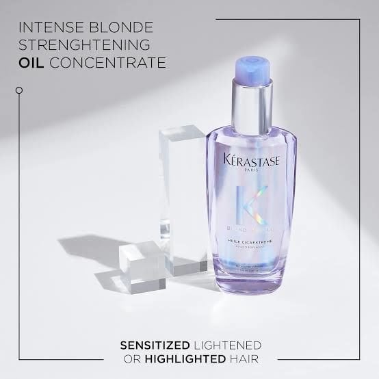 Kerastase Blond Absolu Açma İşlemi Görmüş Saçları Derinlemesine Onaran,Isı Koruması Sağlayan Durulanmayan Saç Bakım Yağı - Huile Cicaextreme 100ml