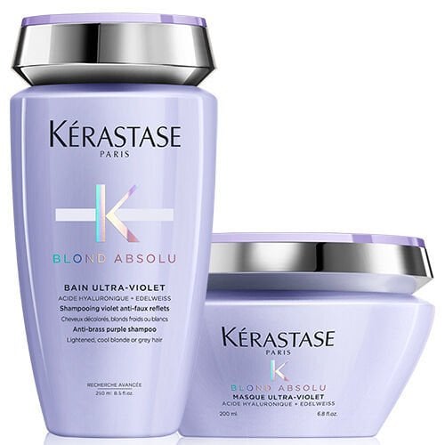 Kerastase Blond Absolu Sarı Saçlar için Renk Koruyucu Şampuan 250ml + Maske 200ml