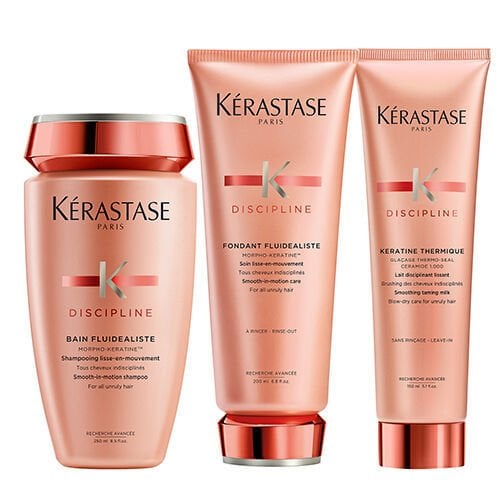 Kerastase Discipline Elektriklenme Önleyici Şampuan  250ml + Durulanan Krem 200ml + Durulanmayan krem 150ml