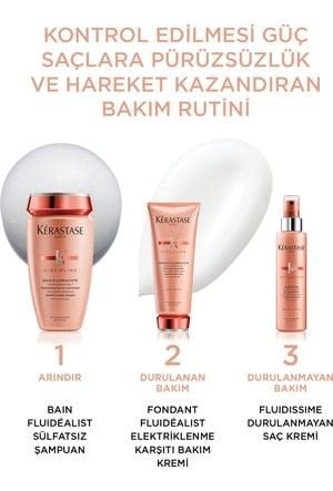 Kerastase Discipline Elektriklenme Önleyici Şampuan 250ml + Durulanan Krem 200ml + Isı koruyucu sprey 150ml