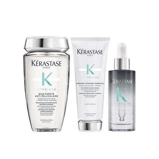 Kerastase Symbiose Arındırıcı Kepek Önleyici Şampuan 250ml + Krem 200ml + Serum 90ml