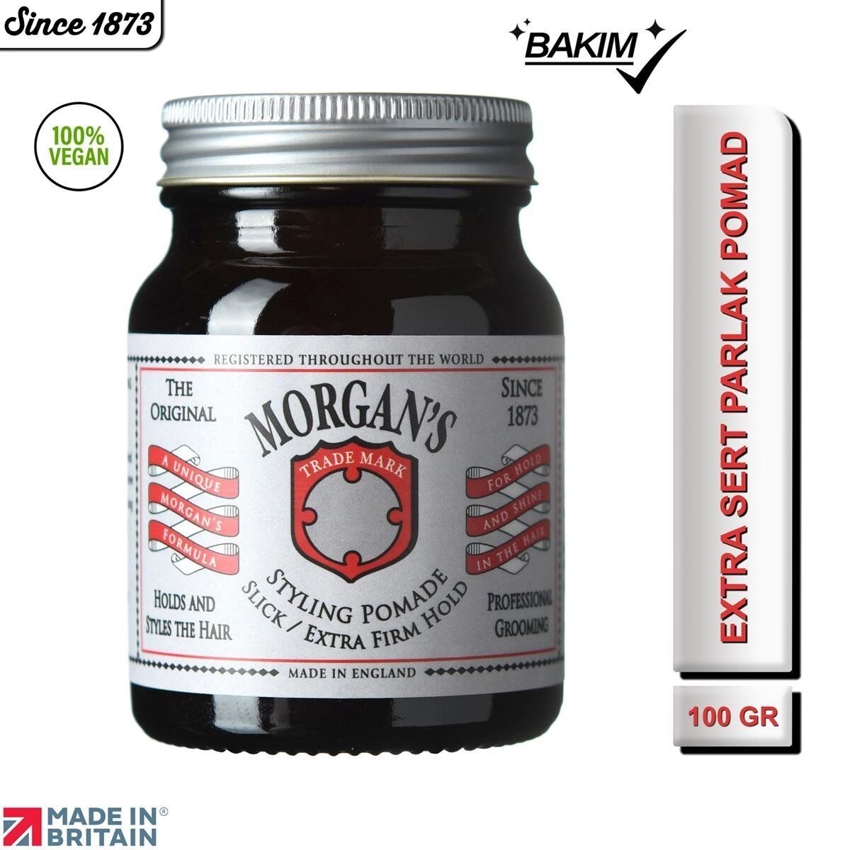 Styling Pomade Slick Extra Firm Hold - Extra Sert Tutucu Şekillendirici Pomad 100 gr