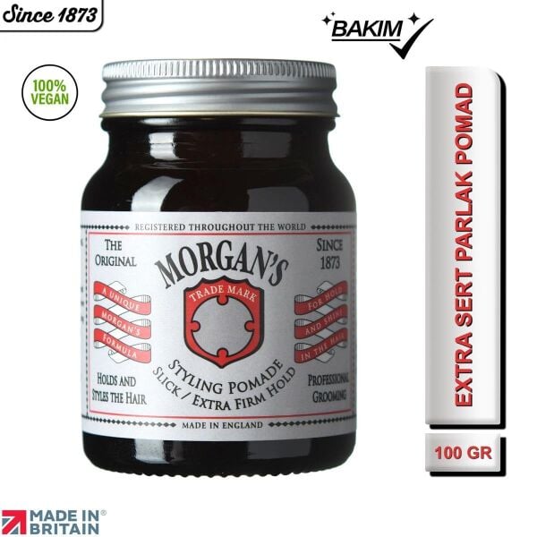 Styling Pomade Slick Extra Firm Hold - Extra Sert Tutucu Şekillendirici Pomad 100 gr