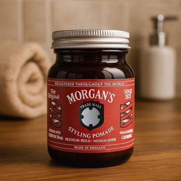 Morgan's Pomade Medium Hold & Shine Styling Pomade - Orta Tutucu Parlaklık Veren Şekillendirici Pomad 100 gr