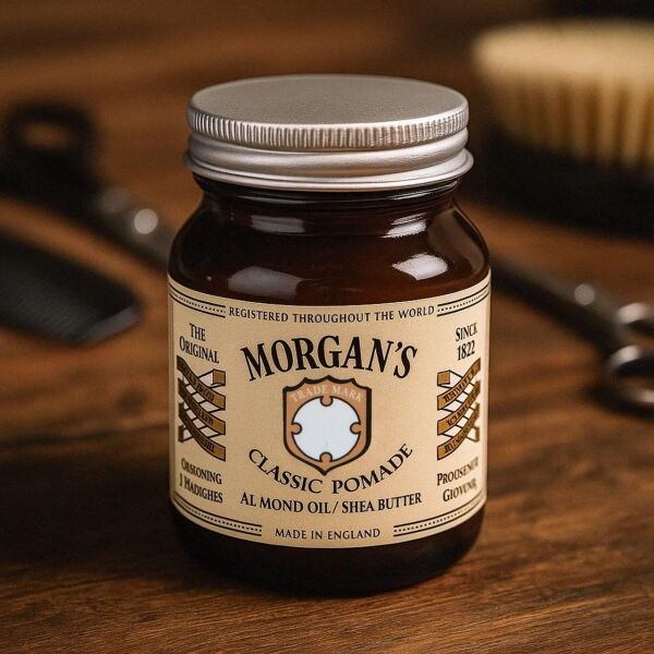 Morgan's Pomade Almond Oil Shea Butter -Doğal Görünüm Sağlayan Şekillendirici Pomad 100 gr
