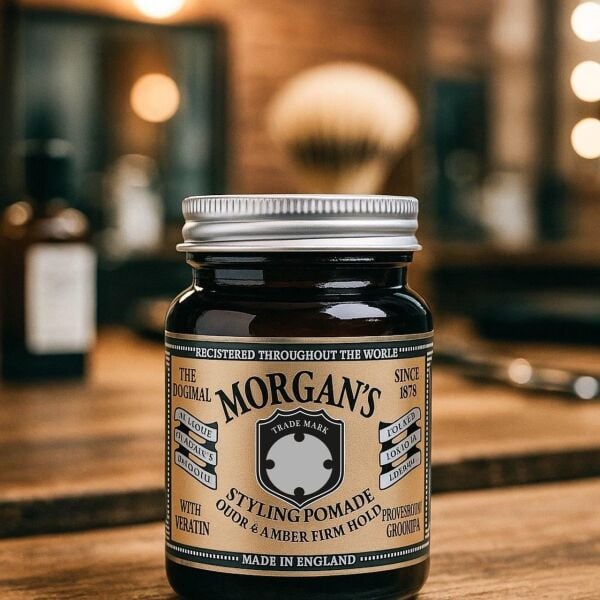 Morgan's Pomade Oudh & Amber -Kalıcı Sert Tutuş Sağlayan Şekillendirici Pomad 100 gr