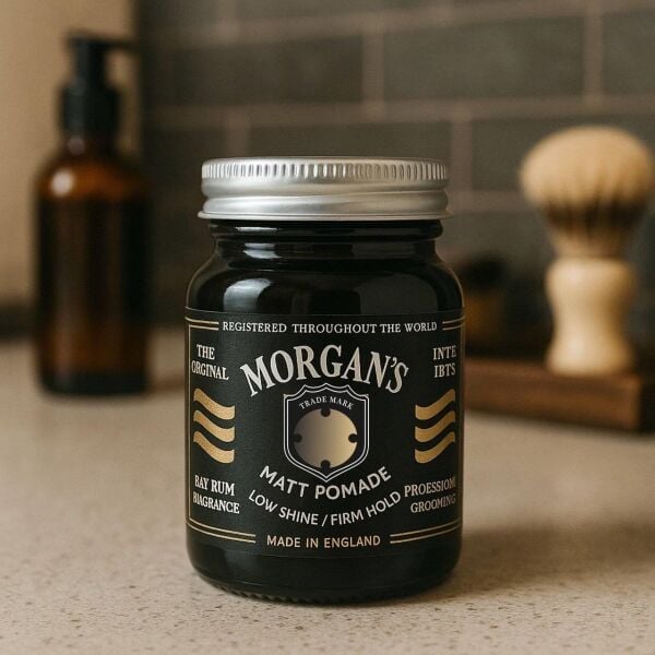 Bay Rum Matt Pomade - Sert Tutuşlu Mat Pomad (BLACK NEW LABEL) 100 gr
