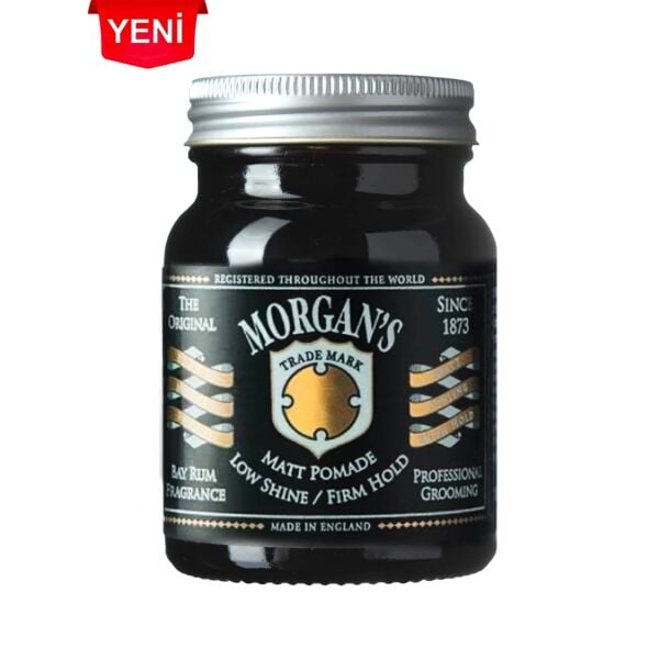 Bay Rum Matt Pomade - Sert Tutuşlu Mat Pomad (BLACK NEW LABEL) 100 gr