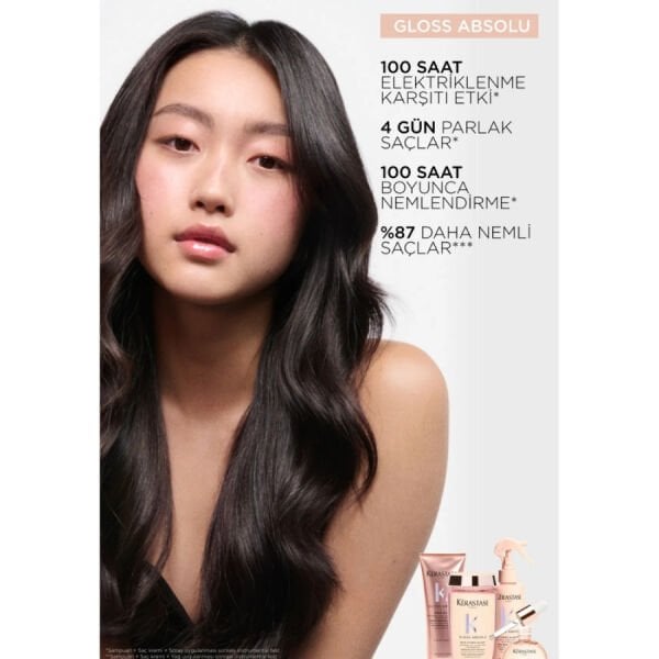 Kerastase Gloss Absolu Elektriklenmeye Eğilimli Saçlar için Parlaklık Veren Şampuan 250ml