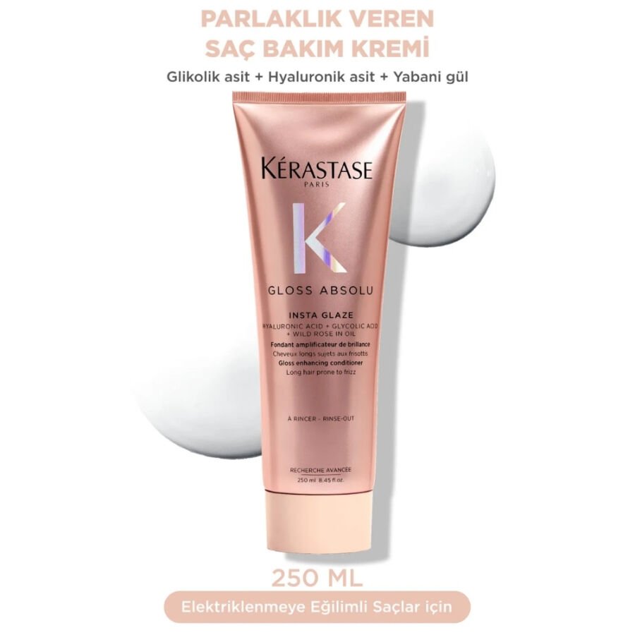 Kerastase Gloss Absolu Elektriklenmeye Eğilimli Saçlar için Parlaklık Veren Saç Bakım Kremi 250ml