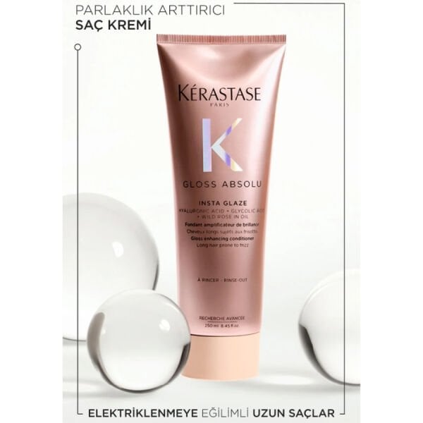Kerastase Gloss Absolu Elektriklenmeye Eğilimli Saçlar için Parlaklık Veren Saç Bakım Kremi 250ml