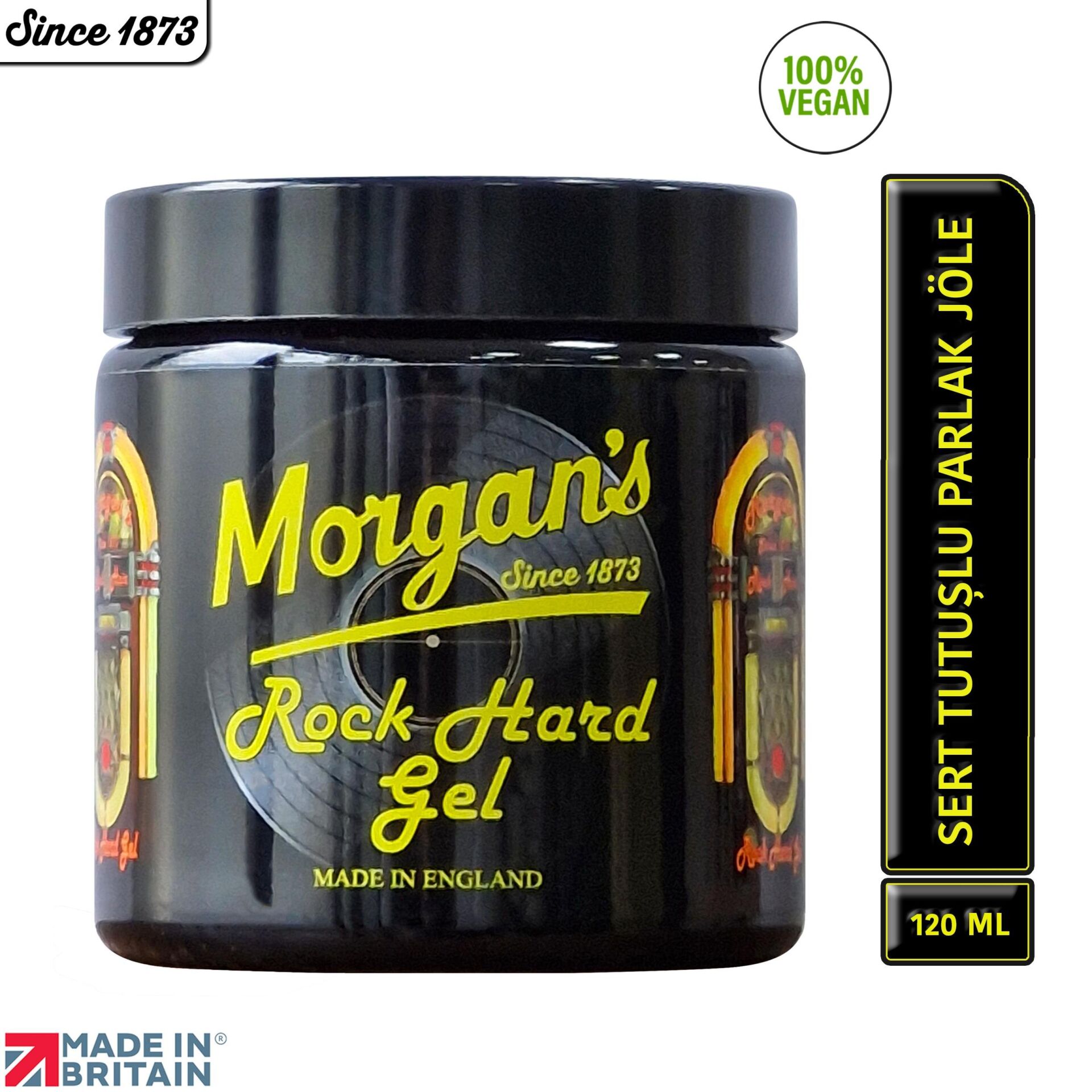 Morgan's Pomade Rock Hard Gel - Sert Tutuşlu Şekillendirici Jel 120 ml