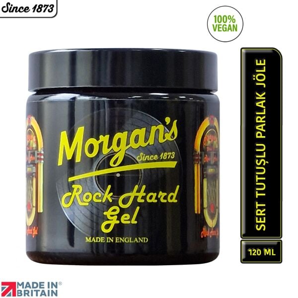 Morgan's Pomade Rock Hard Gel - Sert Tutuşlu Şekillendirici Jel 120 ml