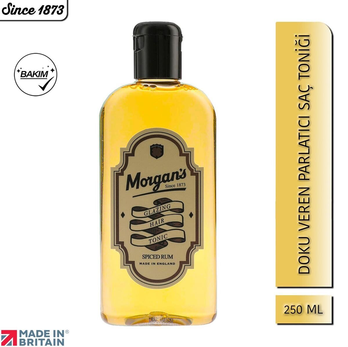 Morgan's Pomade Spiced Rum Glazing Hair Tonic - Parlatıcı ve Yumuşatıcı Saç Toniği 250 ml