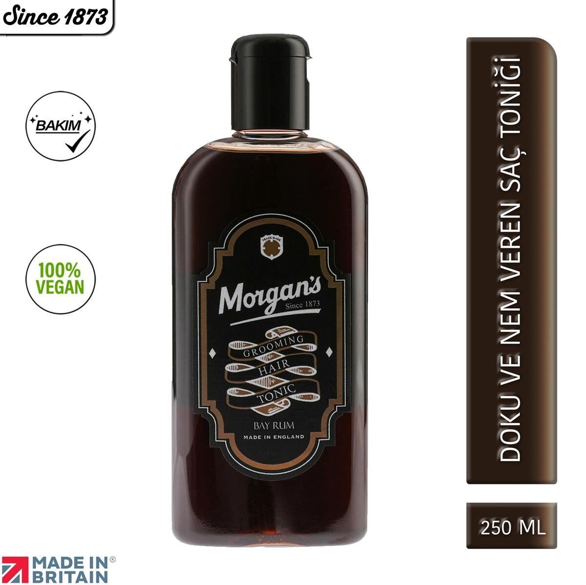 Morgan's Pomade Bay Rum Grooming Hair Tonic - Canlandırıcı Saç Bakım Toniği 250 ml