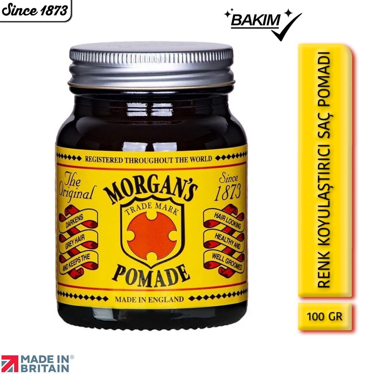 Morgan's Pomade Hair Darkening Pomade - Grileşen Saçlara Özel Renk Koyulaştırıcı Pomad 100 ml